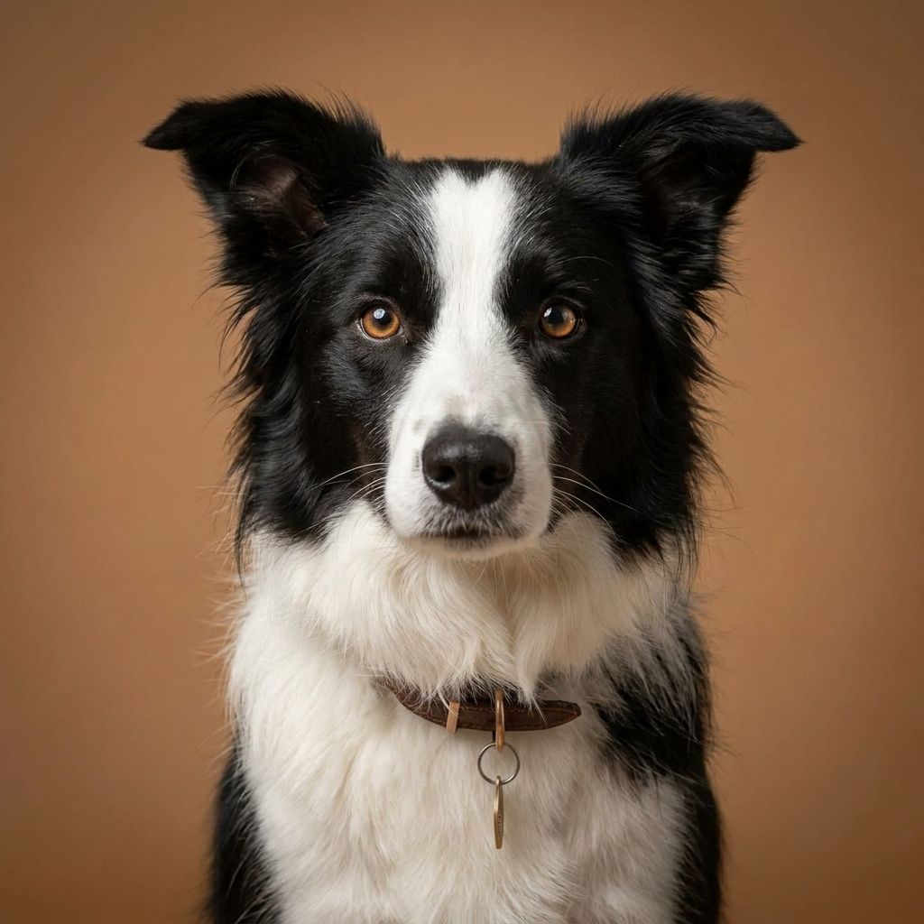 Border Collie Studio Portrait
